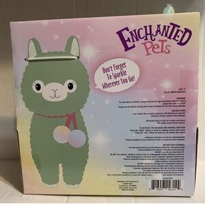 Cuddle Barn Enchanted Pet LUNA LLAMA Pegasus 10"Sound,Walking,Tail Wagging Plush